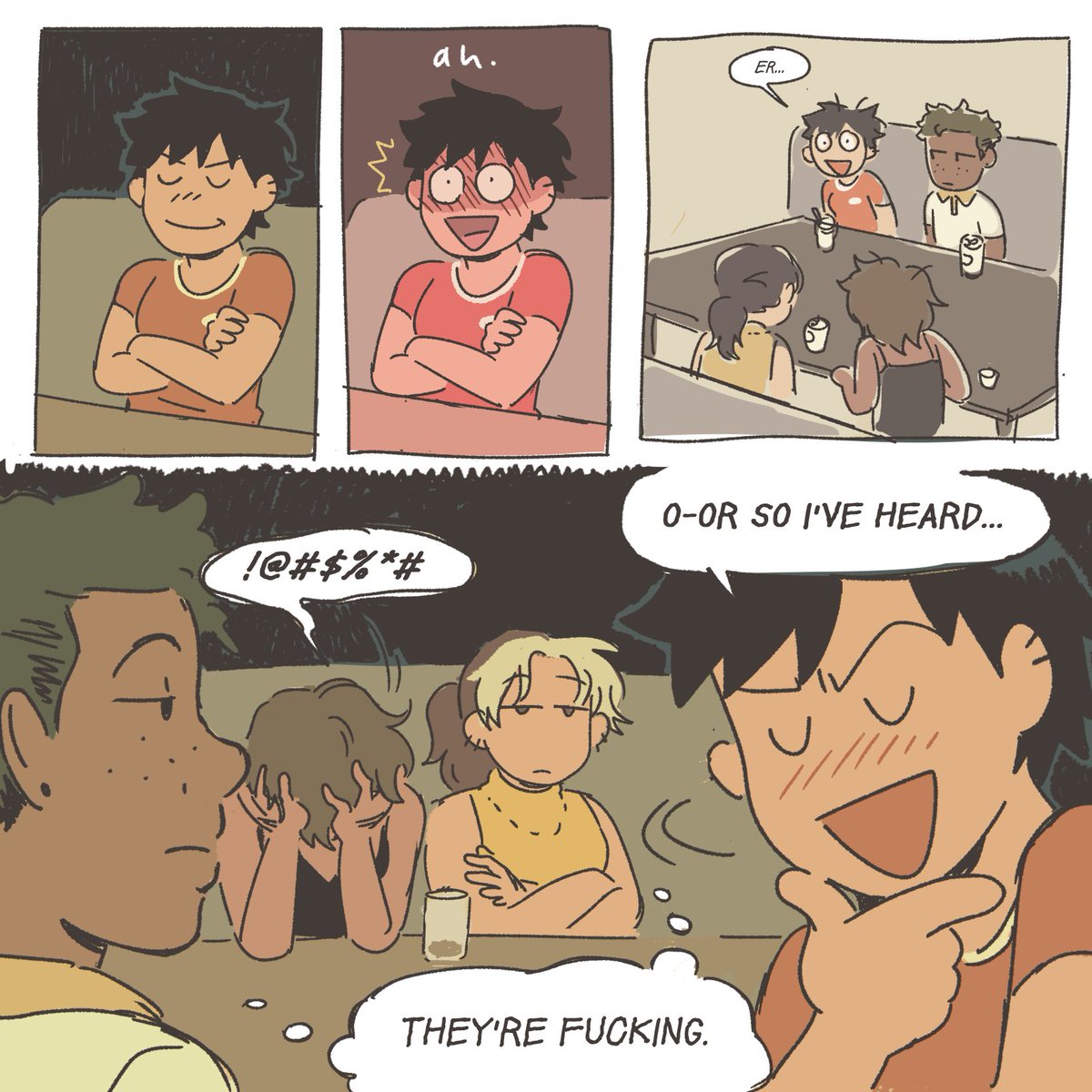 another short comic from my oc zine. people who fullcolour their comics r crazy 