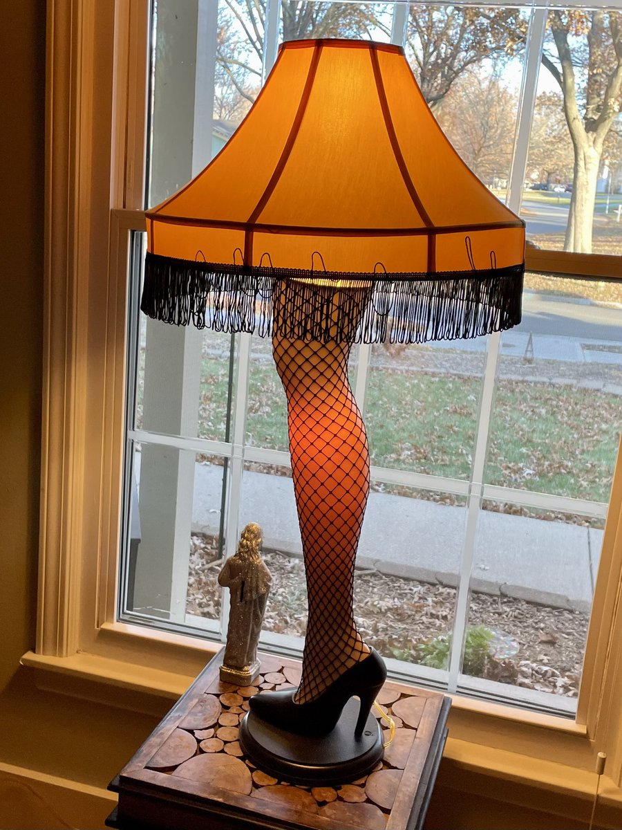 CMoneyKS's tweet photo. My holiday decorating is done. 

(…it’s a major award)

#AChristmasStory #frageelay #TheSoftGlowOfElectricSexGleamingInTheWindow https://t.co/SPHvV2rrHX