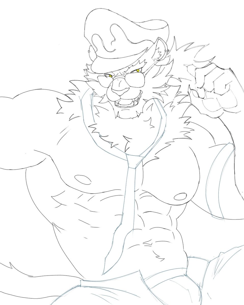 Hauru_Art's tweet photo. New catto wip https://t.co/r1CyCSbJVA