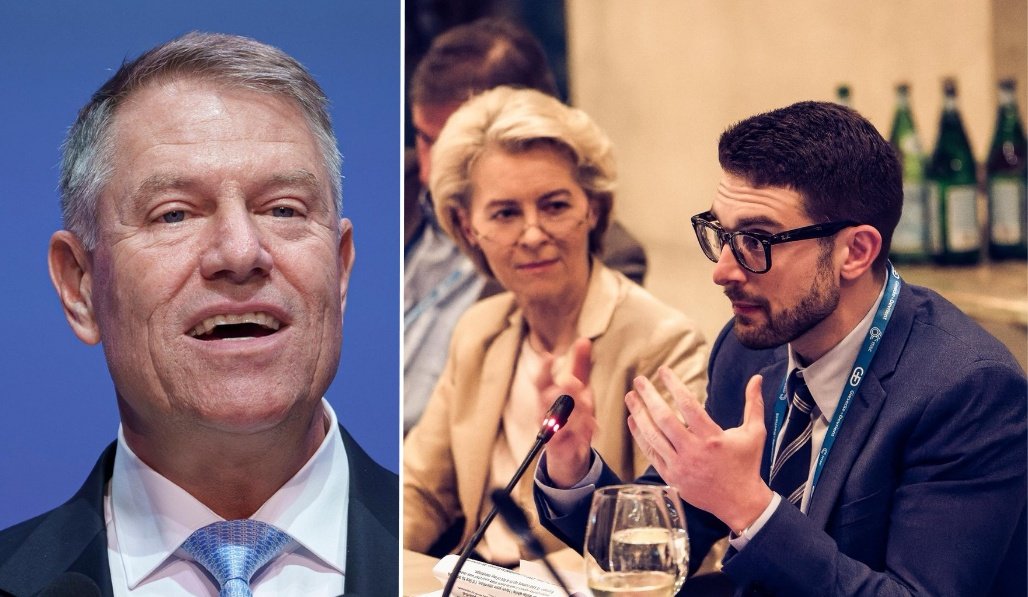 daily_romania's tweet photo. 🇷🇴 Klaus Iohannis, Von der Leyen, and Soros have plotted to destroy Romania

The first step was to boycott the only presidential candidate who cares about the future of the Romanian people, Călin Georgescu

Social media censorship will follow in order to silence the people https://t.co/JbKv4RkbDm