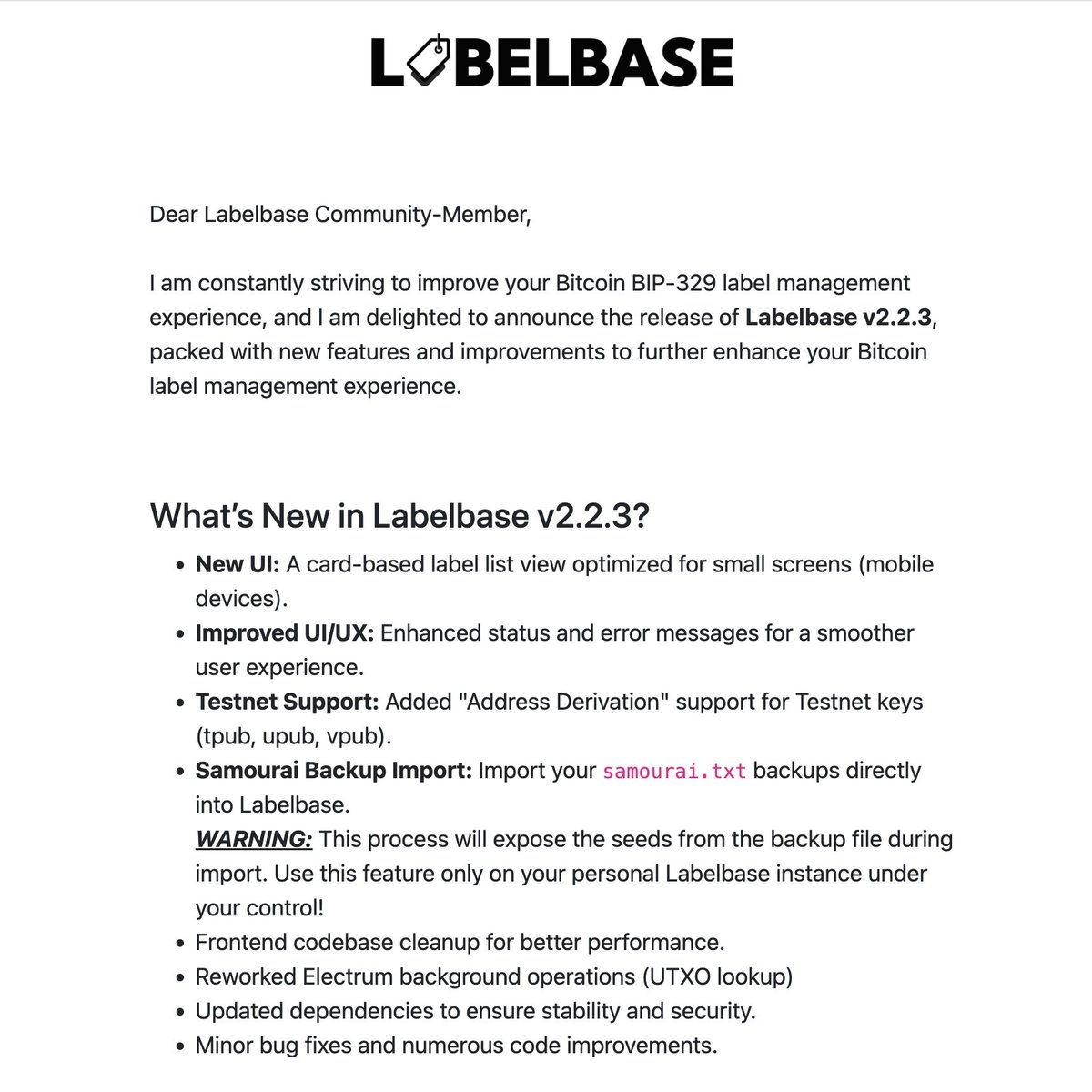Labelbase tweet media
