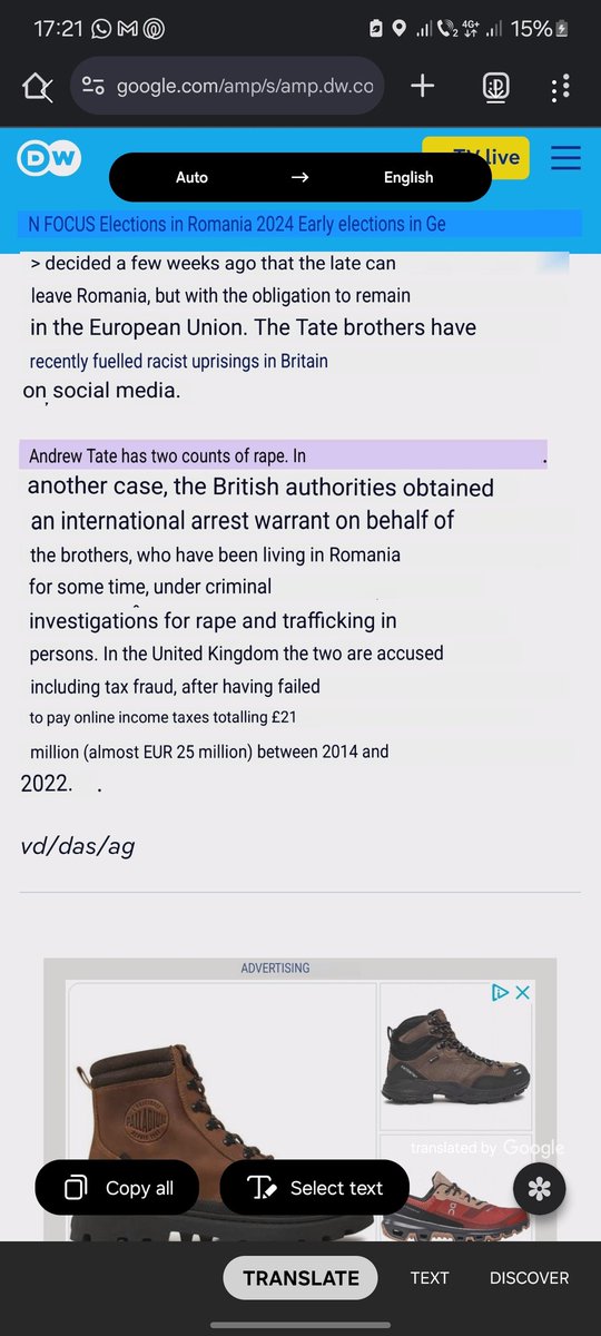 ptudor68's tweet photo. @Cobratate Reminder that Andrew Tate was accused for r*pe, not for being too big on tiktok :) https://t.co/xVDDO8la20