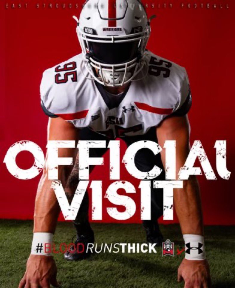 LeydenHertz1's tweet photo. After an amazing visit to ESU and a fantastic talk with @Jimterwilliger and the rest of the staff I am blessed to announce I have received an offer to East Stroudsburg University! #BloodRunsThick

@farrmj @CoachGaffney08 @CoachSantella @Coach_BIngeIII @coachlackey @coachHags15 @CoachJBurch