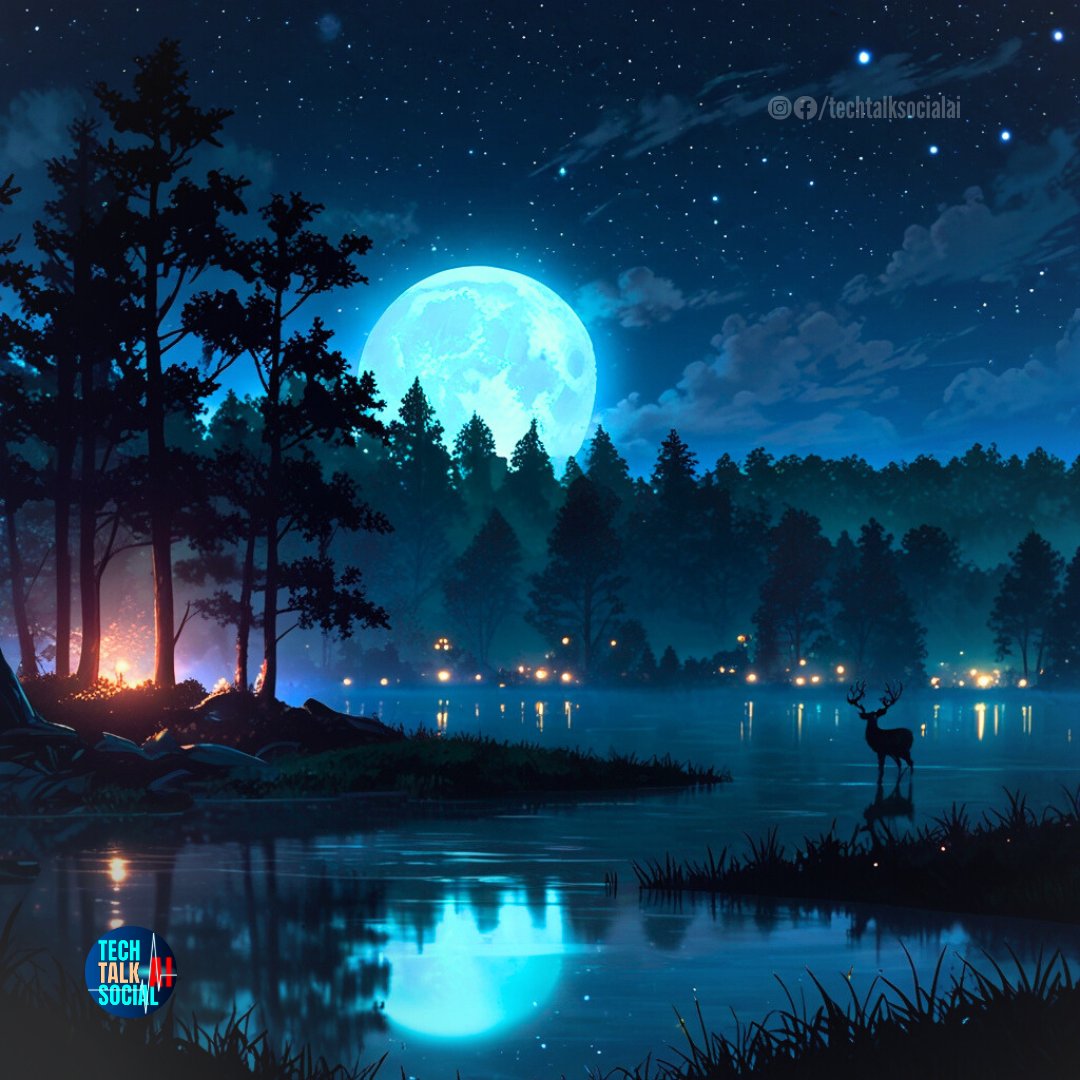 TechTalkSoclAi's tweet photo. AI-generated Image, Moon river at night
@TechTalkSoclAi 
https://t.co/ePCWJujKUX
#AI #aiart #midjourney #dalle3 #stablediffusionart #techtalksocialai #omardgmark #aiartist #aiartdaily #moon #river #night #tree https://t.co/ooPo6v6KB5