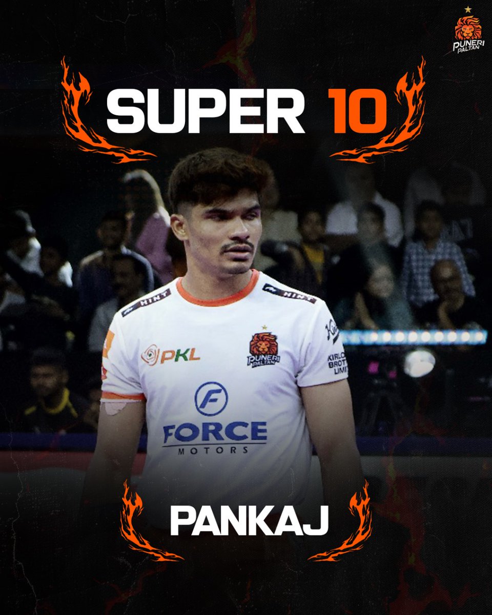 PuneriPaltan's tweet photo. #pankaj भाऊ चा राडा 🔥
#Match17 | #UPYvsPUN | #PuneriPaltan | #PaltangiriContinues | #पुन्हाहोऊदेPaltangiri | #PKL11 | #ProKabaddi https://t.co/vVmuZzFkHF