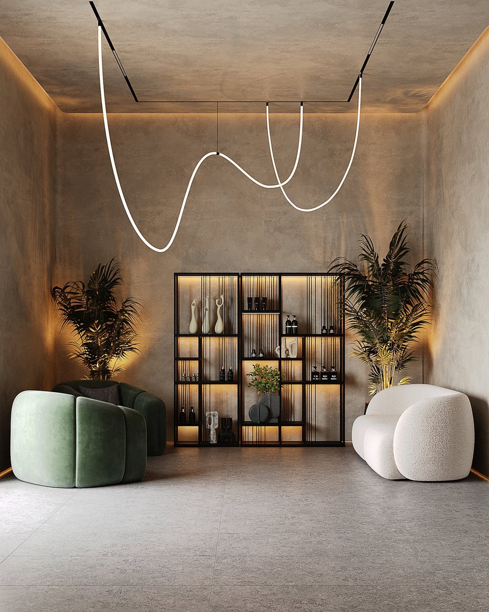 aamerpaki's tweet photo. Nail Saloon Interior Design 
new concept 
please give me feedback thanks 

#interiordesign #interiors #interiordeco