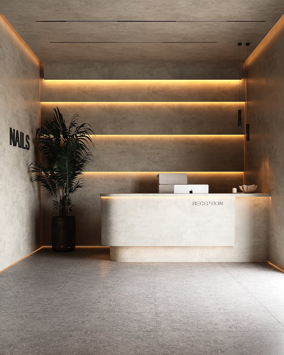 aamerpaki's tweet photo. Nail Saloon Interior Design 
new concept 
please give me feedback thanks 

#interiordesign #interiors #interiordeco