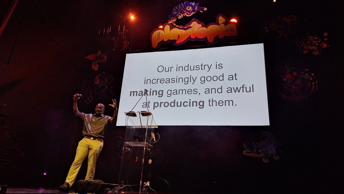 Watching <a href="/WritNelson/">Xalavier Nelson Jr.</a> do a talk about indie games

And now I'd basically follow him into war 🫡