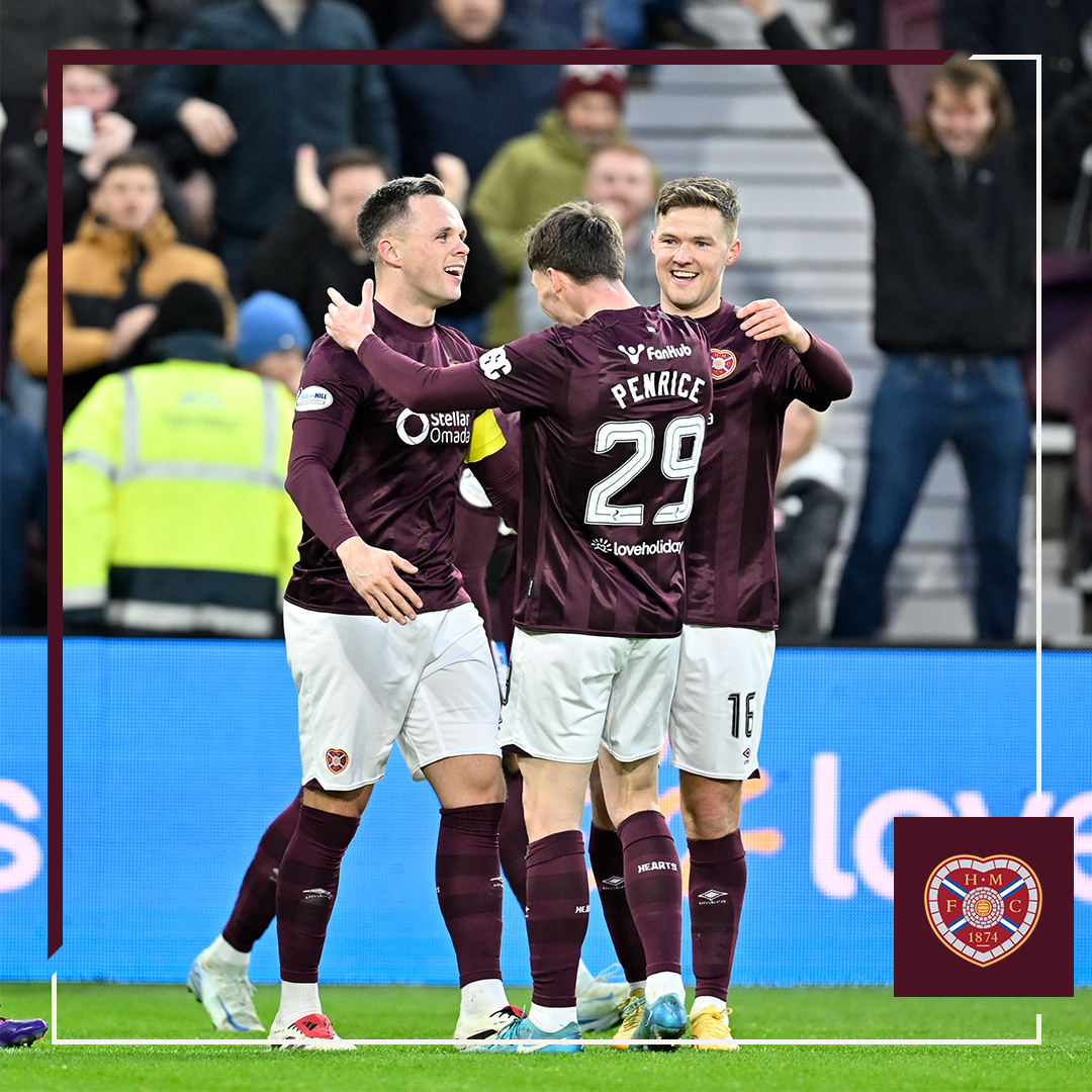 ⚽️ Lawrence Shankland heads home the opener 🫶