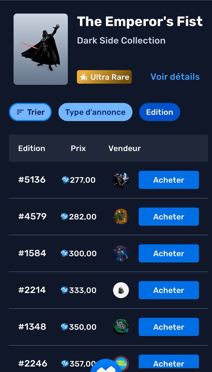 This is crazy!
How is it possible to see prices so low? 

See you in few weeks🧨🚀

<a href="/veve_official/">VeVe | Digital Collectibles</a> <a href="/DavidYuNZ/">David Yu ⭕️</a> <a href="/mrbenrose/">Ben Rose</a> <a href="/My_Collectables/">Aaron (Mycollectables)</a> 
<a href="/starwars/">Star Wars</a> <a href="/Disney/">Disney</a> 
<a href="/obiwankenobi/">Obi-Wan Kenobi</a>