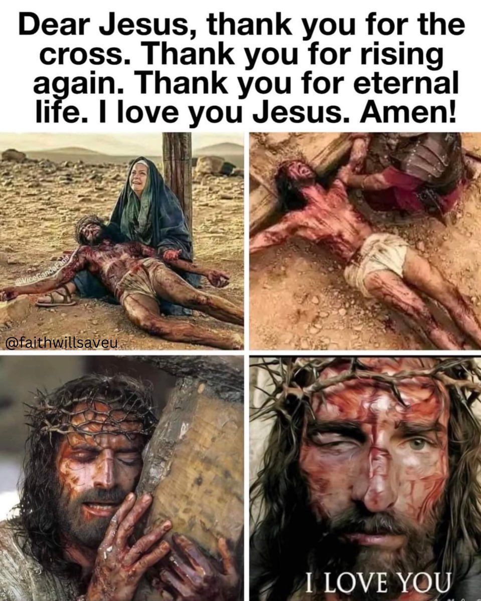 Thank You, Lord Jesus, for Your sacrifice.