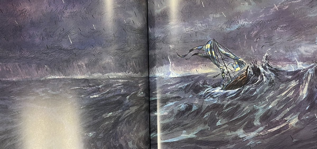 No 7 in my #FavePicturebooks24 is…
“The Last Zookeeper” by @storybreathing. The visual storytelling in this book is utterly extraordinary, it’s rich in pathos and emotion without a single word. A modern day Noah’s Ark. A Magical #WordlessWonder. #PicturebookPage