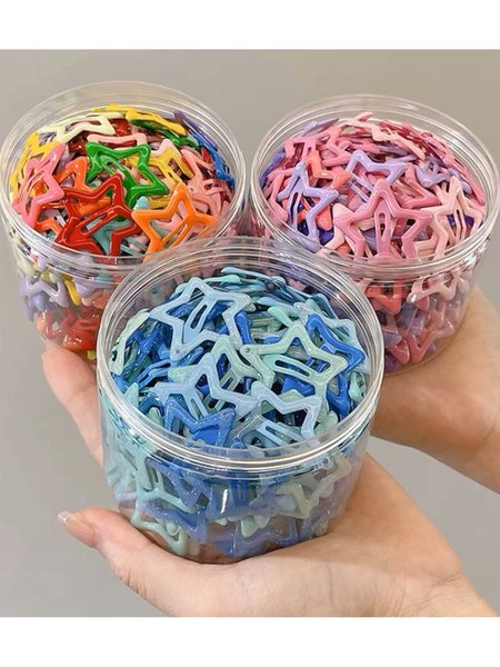 khaoticfox's tweet photo. I just received 20pcs Random Color Star Shaped Hair Clips For Women, Fashionable Hair Accessories For Girls, Cute Pentagram Candy Colored Hair Clips, Suitable For Daily Use from devilkitty5989 via Throne. Thank you! https://t.co/yRMKEeDoAx #Wishlist #Throne https://t.co/nokaXpqRd1