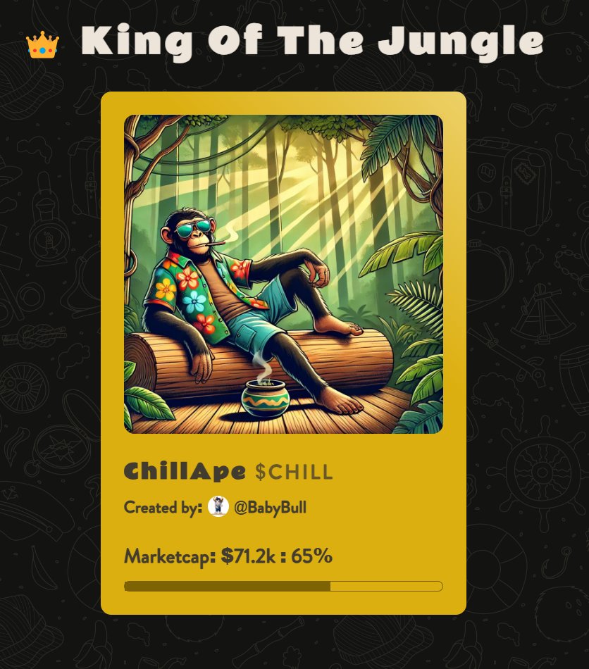 ChillApeGame's tweet photo. OOGA OOGA 🦍🍌🐵 @apecoin @BoredApeYC @ApeBond  Come Play 💯 n $CHILL https://t.co/DDVbQnCFEx