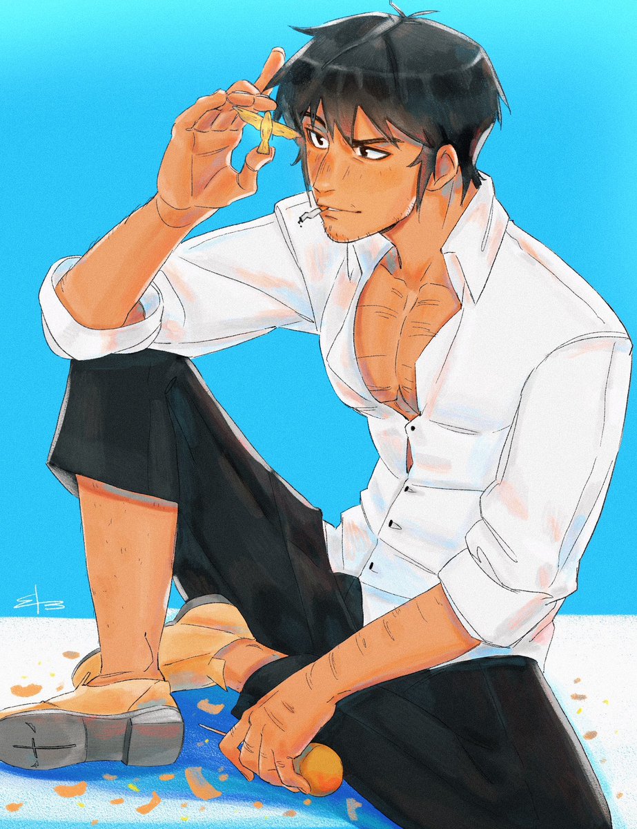 Happy Nick day ❤️
I love my pookie so much it hurts-
(Redraw of a sketch I did last year)

#trigun #wolfwood