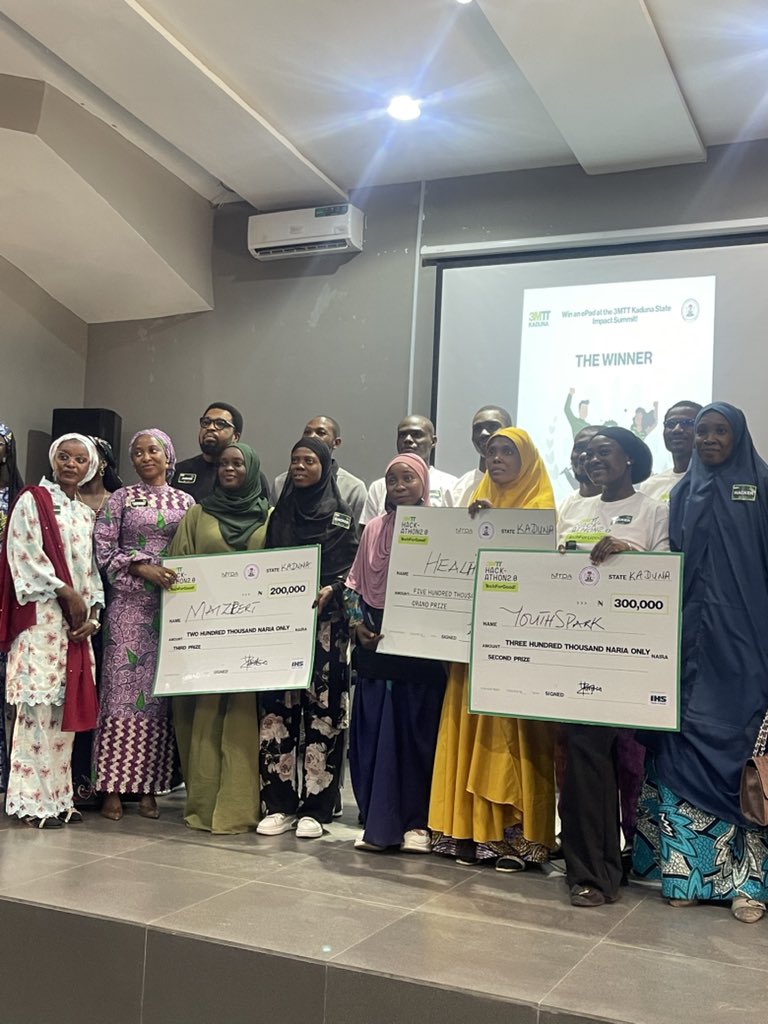 NFTIAfrica's tweet photo. NFTI is pleased to sponsor and present the grand prize present at the just-concluded @3MTTNigeria Kaduna State Impact Summit. https://t.co/V7NcmMJbDp