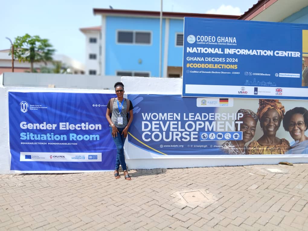 belmwango2's tweet photo. 7 December 2024, I relive his momentgiven another opportunity to walk in his legacy by being part of the Ghana 2024 Election observation. Appreciating the work of  #CODEO National Election Information Centre at the Kofi Annan International Peacekeeping Training Centre #KAIPTC https://t.co/yhitYZWNbr