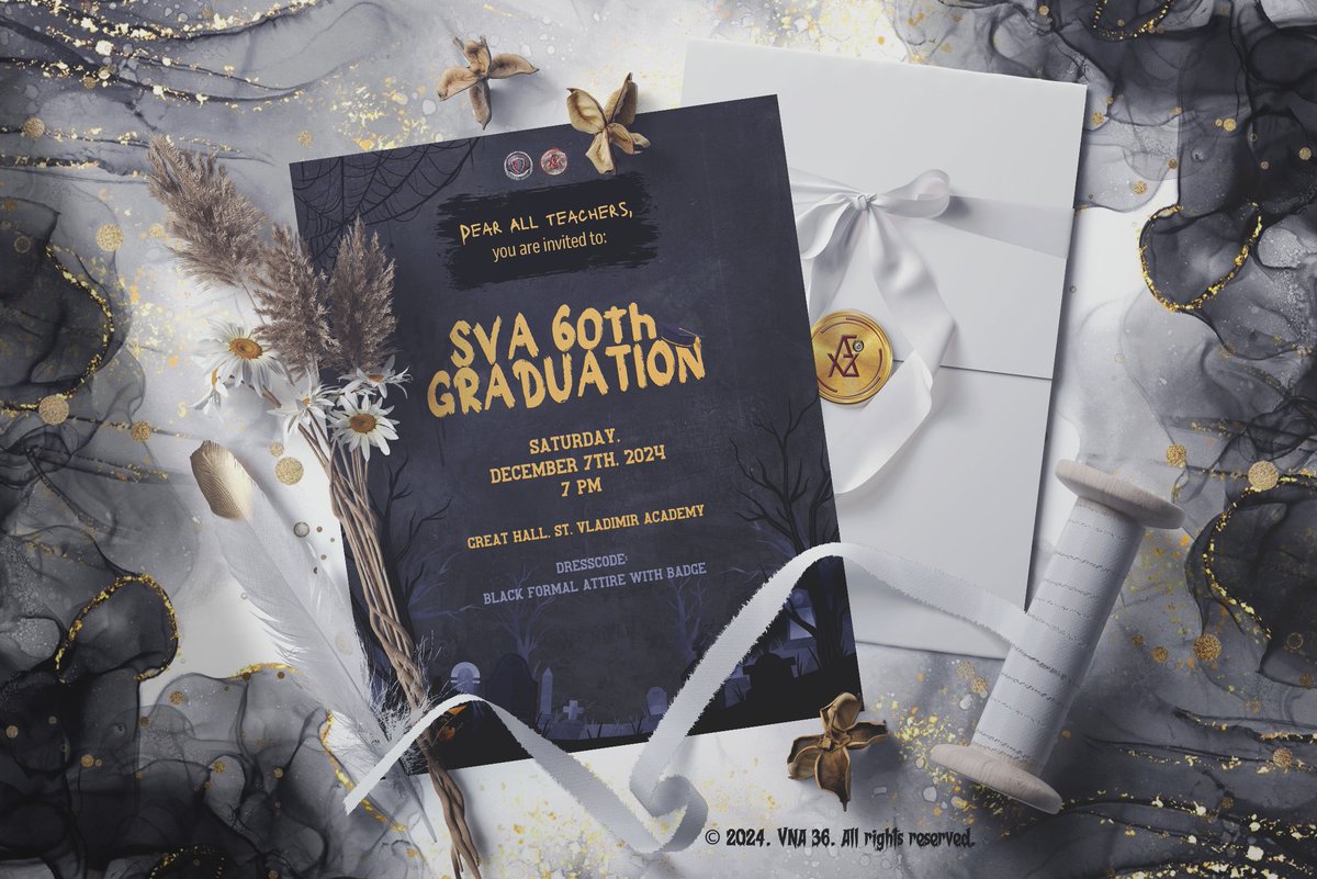 Ms_GCroft's tweet photo. ㅤ
［ SVA 60th Graduation ; #SVA60thGrad ］
— Saturday, 7th December 2024
— @Ms_GCroft 

PLOT ON.
ㅤ https://t.co/mDsy5wfQmj