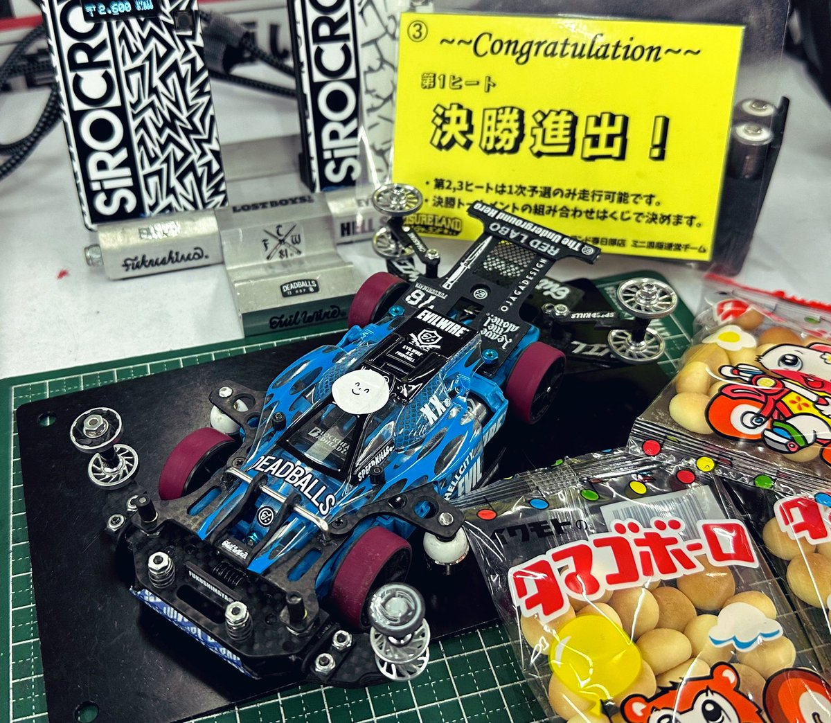 ニューボディデビュー戦ここまででした🖐️走りもタイムもコントロール