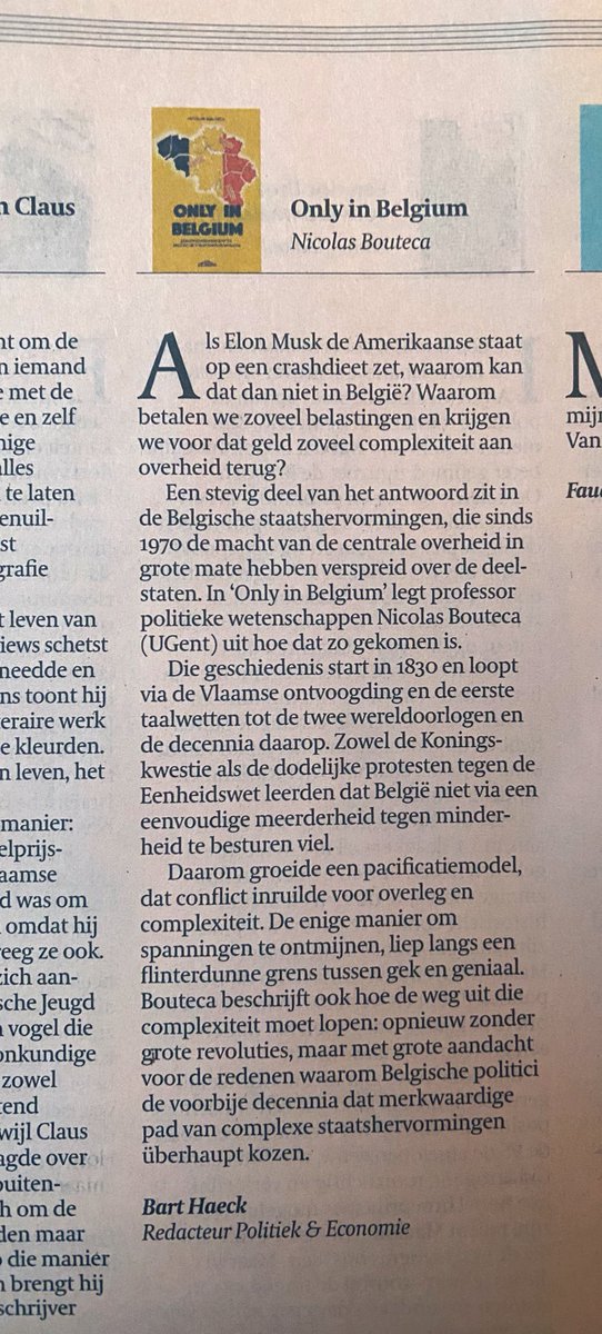 Opnieuw een <a href="/ErtsbergB/">Ertsberg uitgeverij</a> boek in de top-25 van de beste non-fictietitels volgens <a href="/tijd/">De Tijd</a>: ‘Only in Belgium’.
Geproficiateerd, <a href="/NicolasBouteca/">Nicolas Bouteca</a> 

🛒 Ertsberg.be/only-in-Belgium