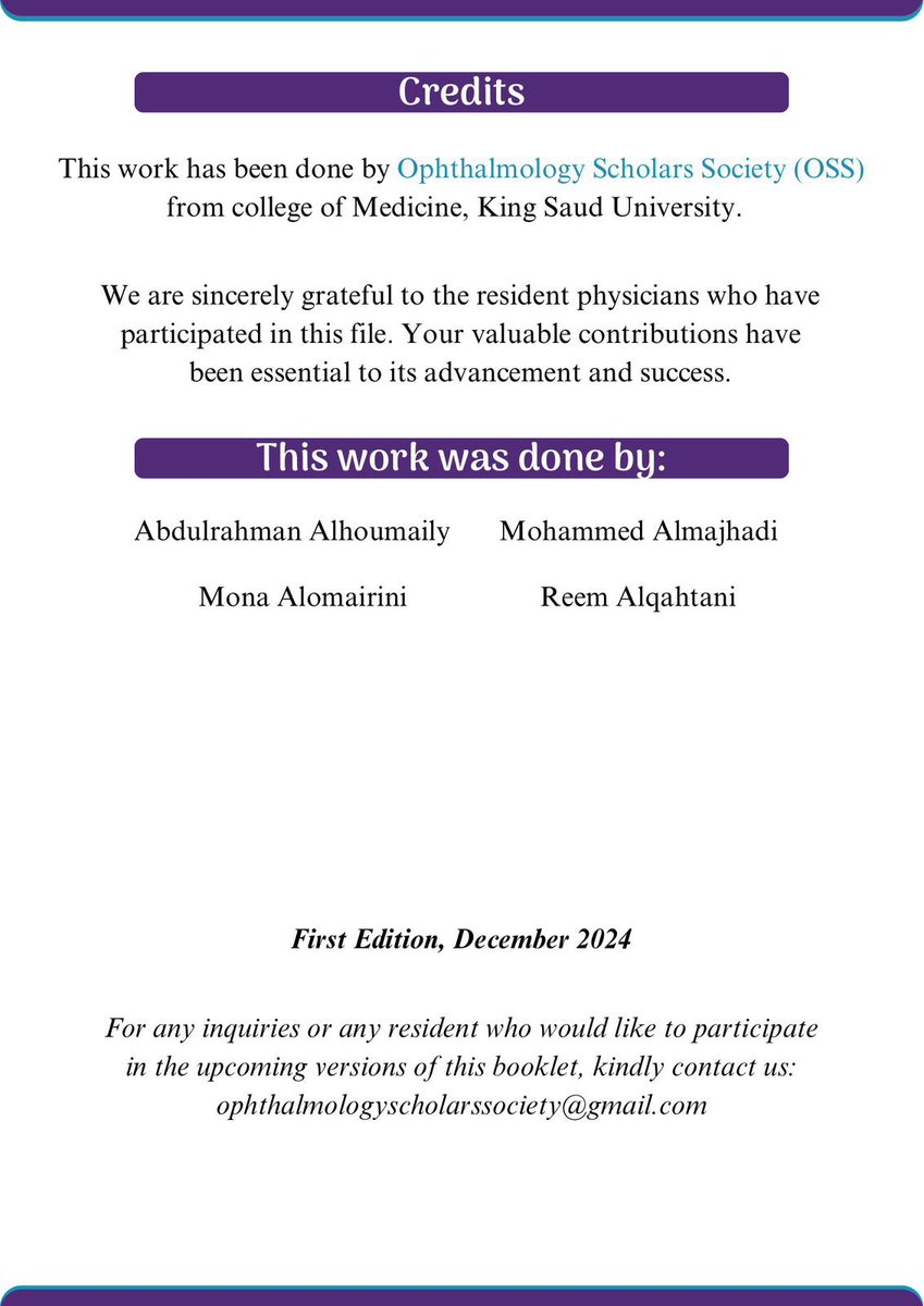 We’re thrilled to announce the release of the “Opthalmology Residency Programs Booklet” 

Dive into firsthand experiences from current residents across Saudi Arabia’s training centers to guide your career decisions🌟

drive.google.com/drive/folders/…