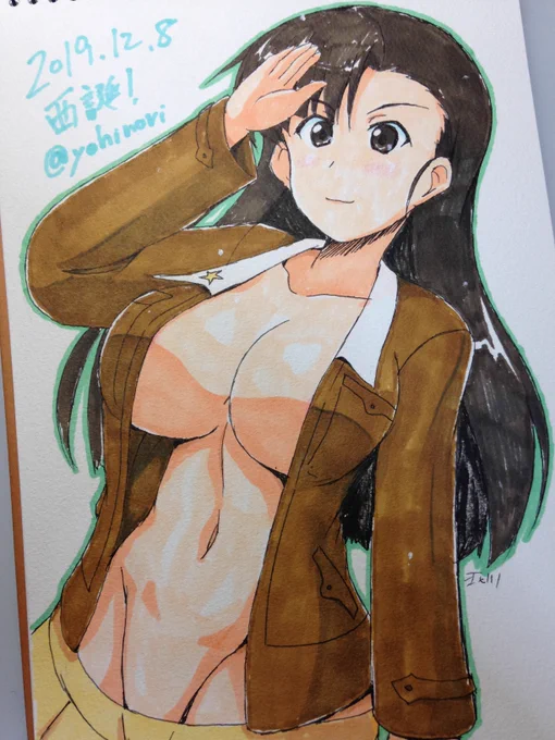 過去絵で恐縮ですが西誕おめでとう! #西絹代生誕祭 #西絹代生誕祭2024 