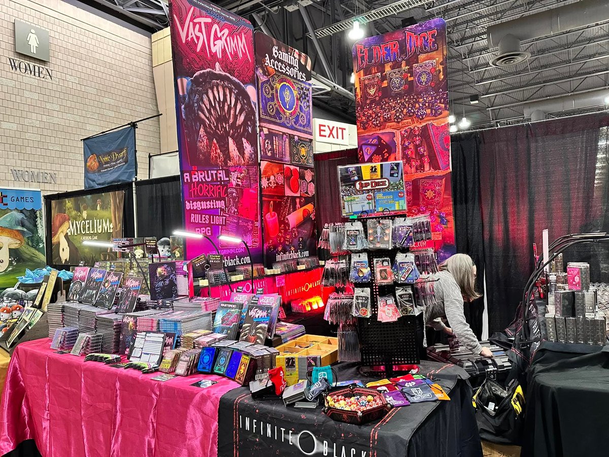 Day 2 of PAXU has begun! If you're here, come see us at booth 4104! #1updice #elderdice #paxunplugged #PAXU