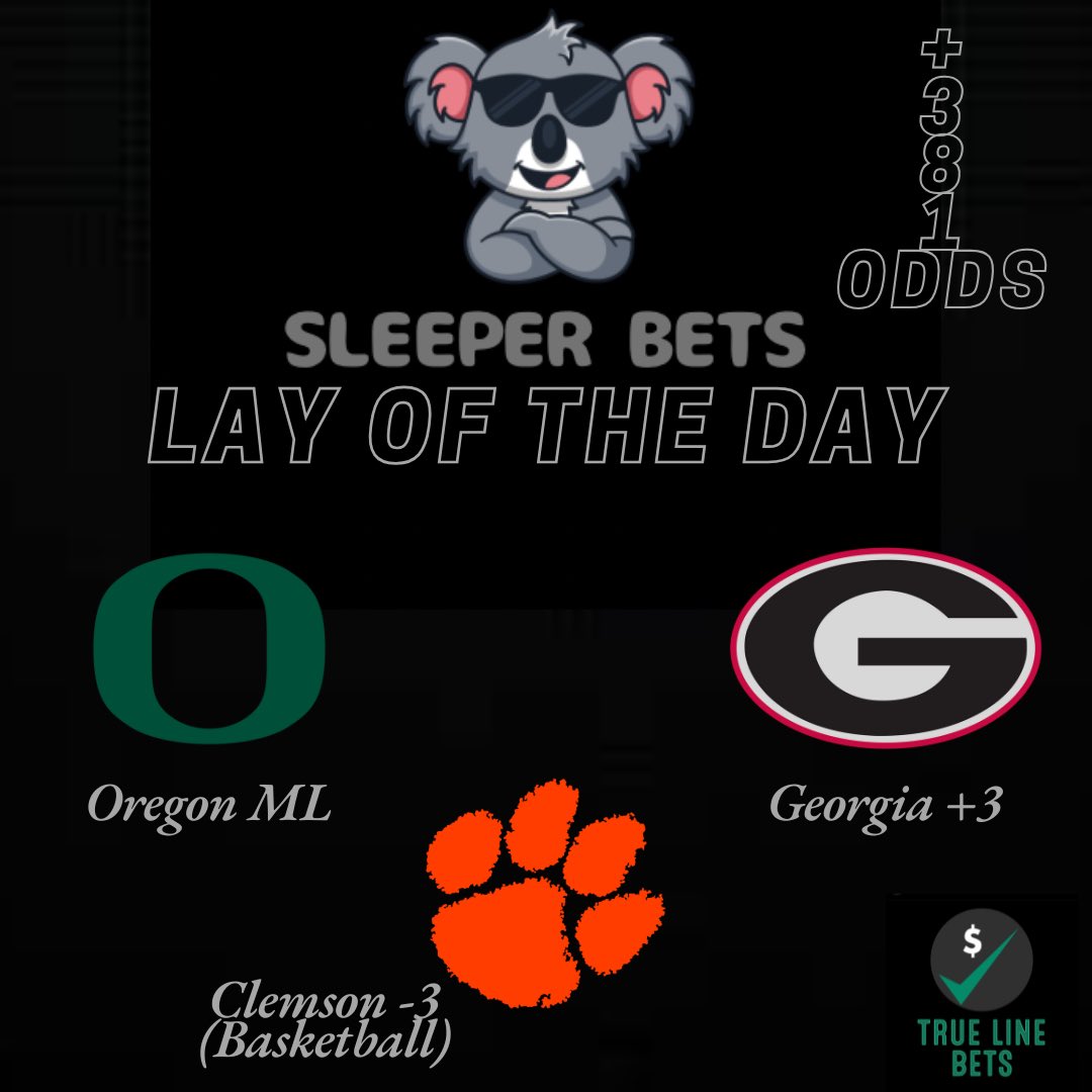 Sleeper_Bets's tweet photo. LAY OF THE DAY🚀 https://t.co/qF4IaWozBM