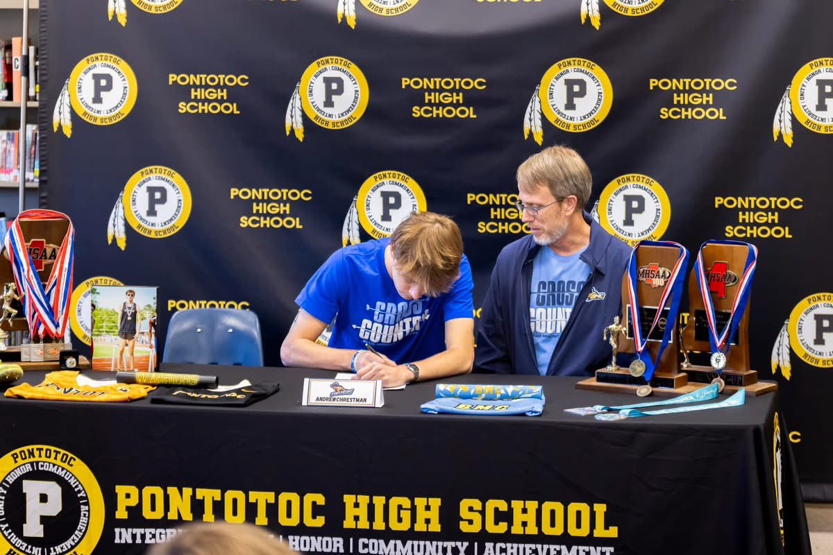 PontotocWarrior's tweet photo. Congrats to Andrew Chrestman on his singing day with Blue Mountain Christian University! https://t.co/EOeWUFp11h