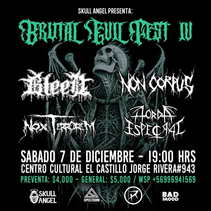 Hoy es Bleed... la ultima del 2024
#bleed #deathmetal #live #chile