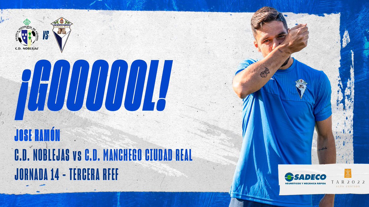 15’ | 0-2 | ¡GOOOOOOOOL DE JOSÉ RAMÓN! Define ante el portero tras una gran asistencia de Pablo Kawecki.

#AupaManchego 💙🤍