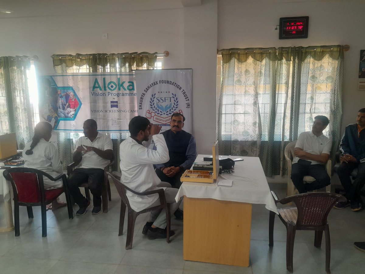 SSFT organized Free Health Checkup and Spectacles distribution for Our Front warriors,  NDRF Jawans Family Members , SSFT feels proud , giving service to our Protectors. <a href="/NDRFHQ/">NDRF India I राष्ट्रीय आपदा मोचन बल 🇮🇳</a> <a href="/HMOIndia/">गृहमंत्री कार्यालय, HMO India</a>