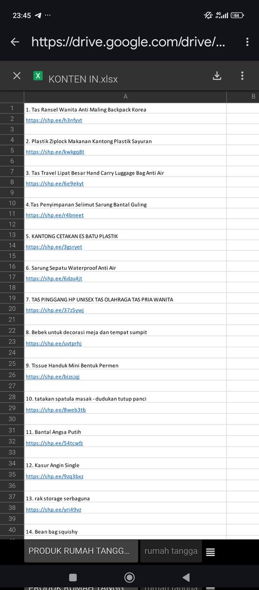 checkmeeee's tweet photo. Ada spreadsheet link dan daftar barangnya juga. Disini kalian bisa ubah sesuai dengan link yang kalian punya. Jadi bisa untung lebih banyak lagi✨

Boleh tanya-tanya kok kalo masih bingung, lanjut dm! 🎆 https://t.co/OJyyQO5ekc