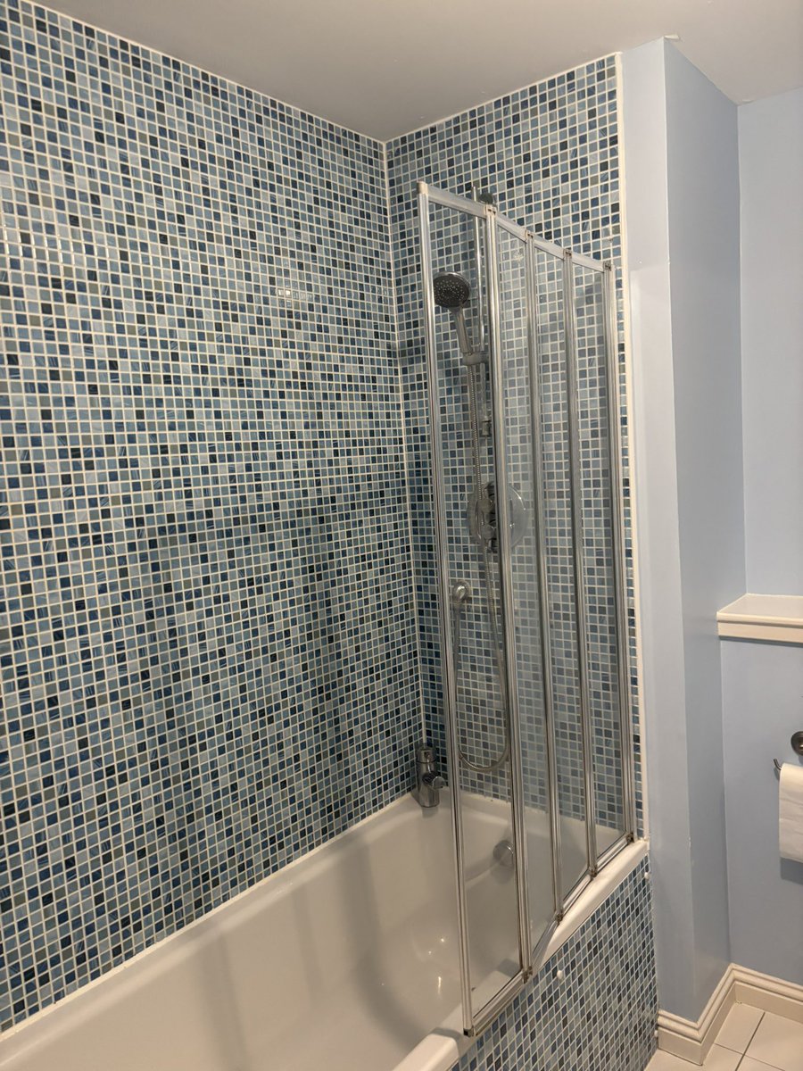 All in a days work ! Another busy one today upgrading this showering are using @multipanel_it white terrazzo boards supplied by @wildboarbathrooms if your looking for something similar don’t hesitate to get in touch #plumber #plumbing #eastlothian please feel free to retweet ☺️