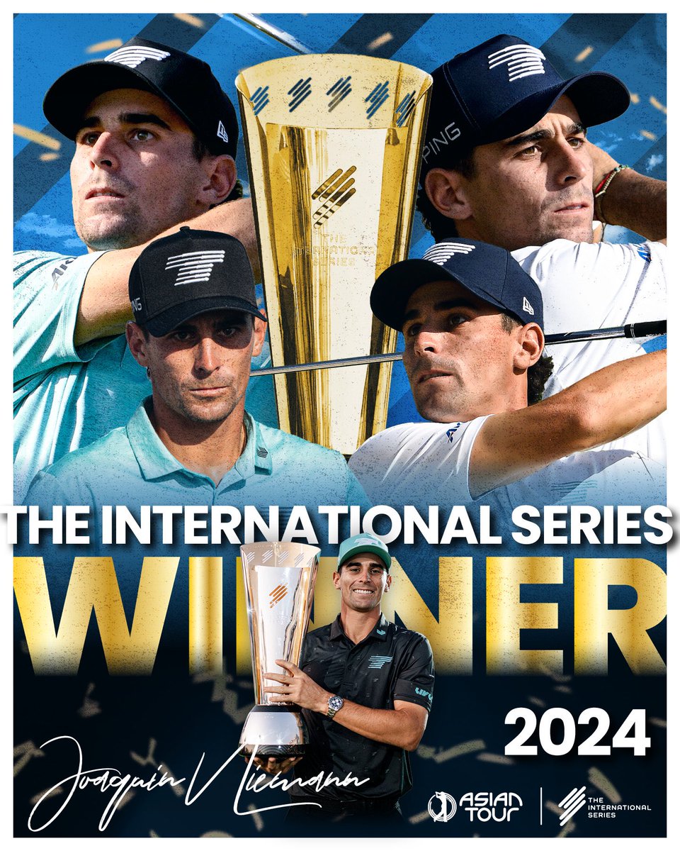 The 2024 International Series champion is the one and only, Joaquin Niemann 🏆

Take a bow, Joaco 👏

#InternationalSeries #ThisISEverything #TimeToRise