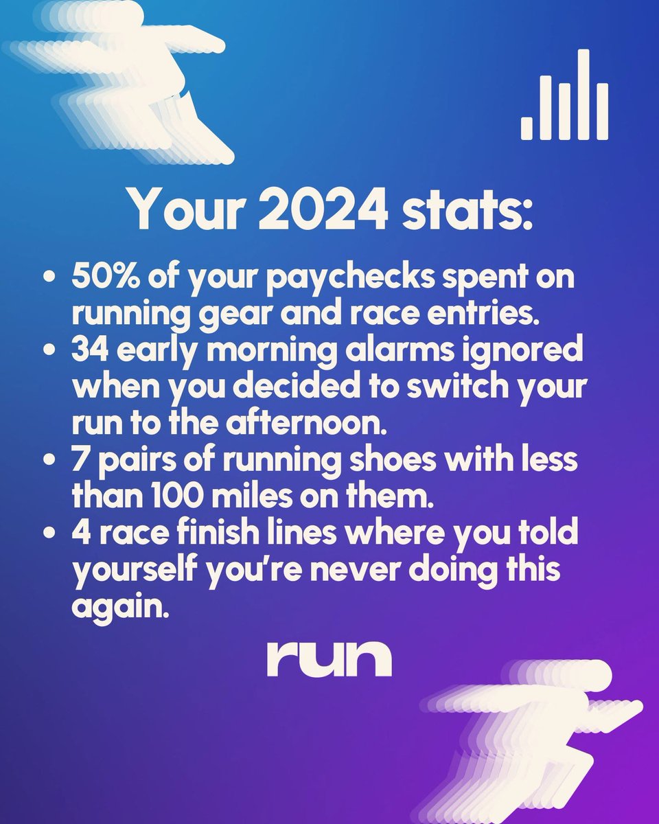 travel_run_lift's tweet photo. Haha I love this “running wrapped” thing going around! Mine would say “you buy too many running shoes” 😆😆😆
#runchat #runnerprobs #runners https://t.co/DGL8bmjLuC