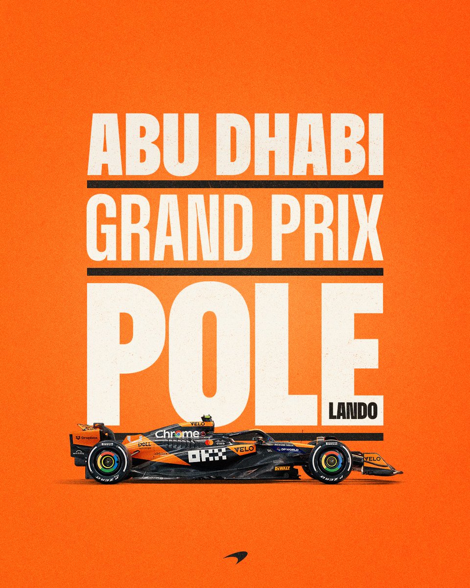 Let’s make it count. 👊

See you tomorrow, team! 🧡

#AbuDhabiGP 🇦🇪