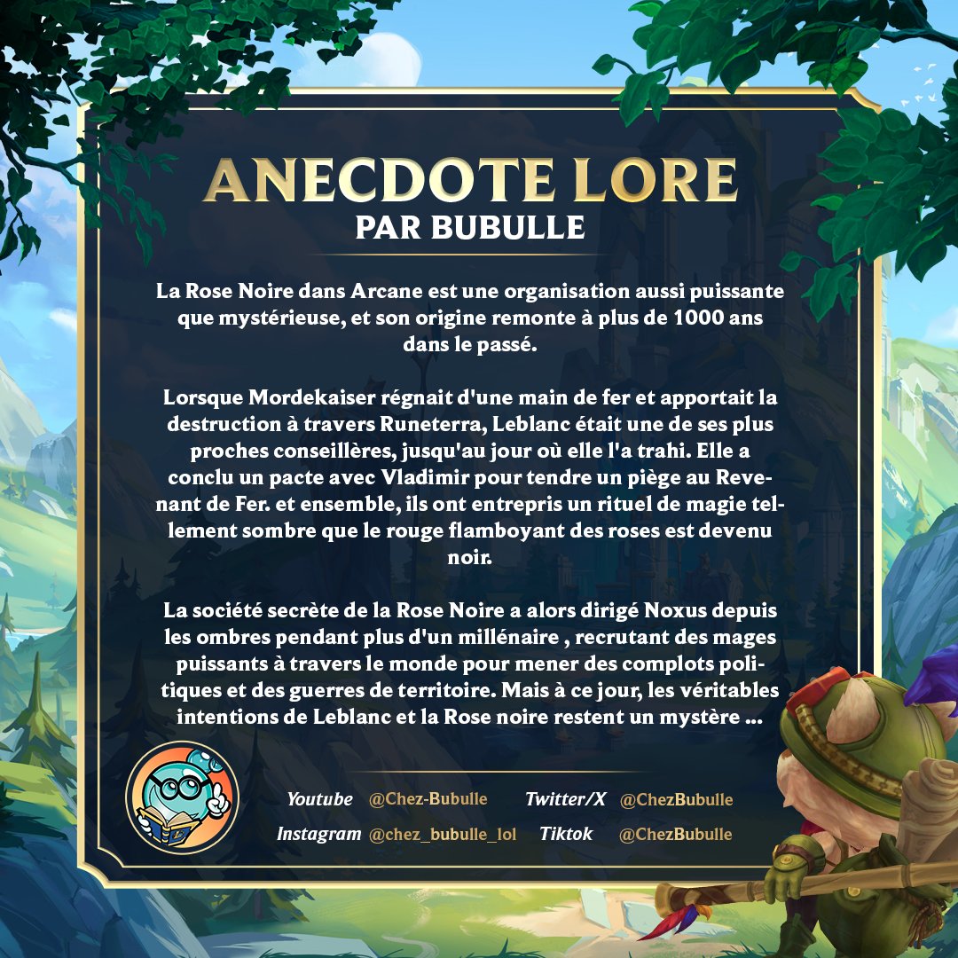 "La Rose Noire"

On en a beaucoup entendu parlé dans #Arcane, mais qu'est-ce que c'est au final ? 🤔

<a href="/chezbubulle/">Bubulle</a> vous explique tout à ce sujet.