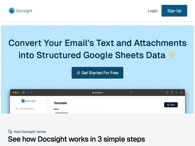 AwesomeIndieBot's tweet image. Docsight: Convert Your Emails into Structured Google Sheets Data

#ArtificialIntelligence #DataManipulation #Database

➡️ awesomeindie.com/product/docsig…
