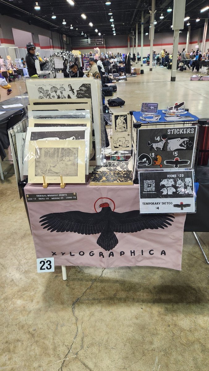 Back in the MFF artist alley!