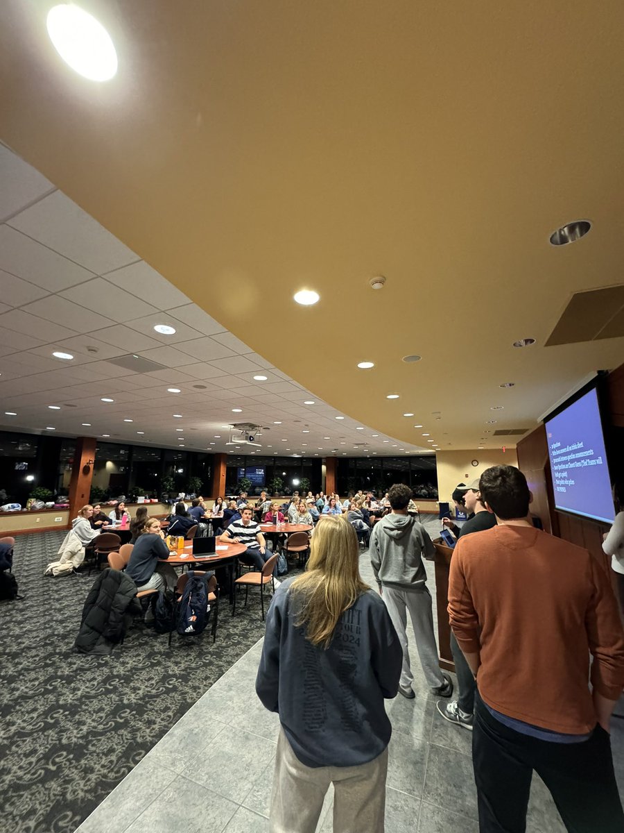 BucknellSaac's tweet photo. SAAC student-athlete TRIVIA! What a fun night and great way to close out an awesome semester 😊 https://t.co/IAbGpfF71H