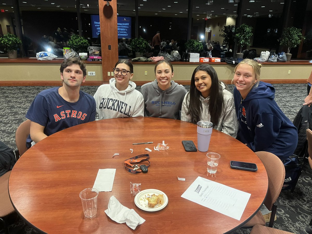 BucknellSaac's tweet photo. SAAC student-athlete TRIVIA! What a fun night and great way to close out an awesome semester 😊 https://t.co/IAbGpfF71H