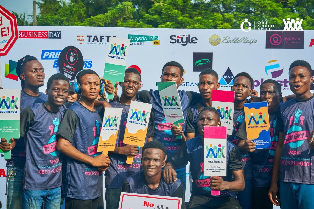 weeliftnaija's tweet photo. From the digital streets to Lagos, we marched to say: abuse has no place here, and accountability is a must. To all who joined, your courage sparks change. Let’s keep pushing!  

#EmpowerWomen #WarifNoToleranceMarch #16DaysOfActivism #EdenDaysOfAdvocacy #WeeLiftNaija https://t.co/mWVh2iQ2Za