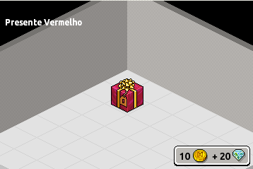 BacconsBR's tweet photo. Disponível: Presente Vermelho

Uma foma clássica de passar o período festivo é jogar com seus amigos e familiares! Compre um Presente Vermelho e deixe a diversão começar.
#HABBO https://t.co/dsT8wNdNjG