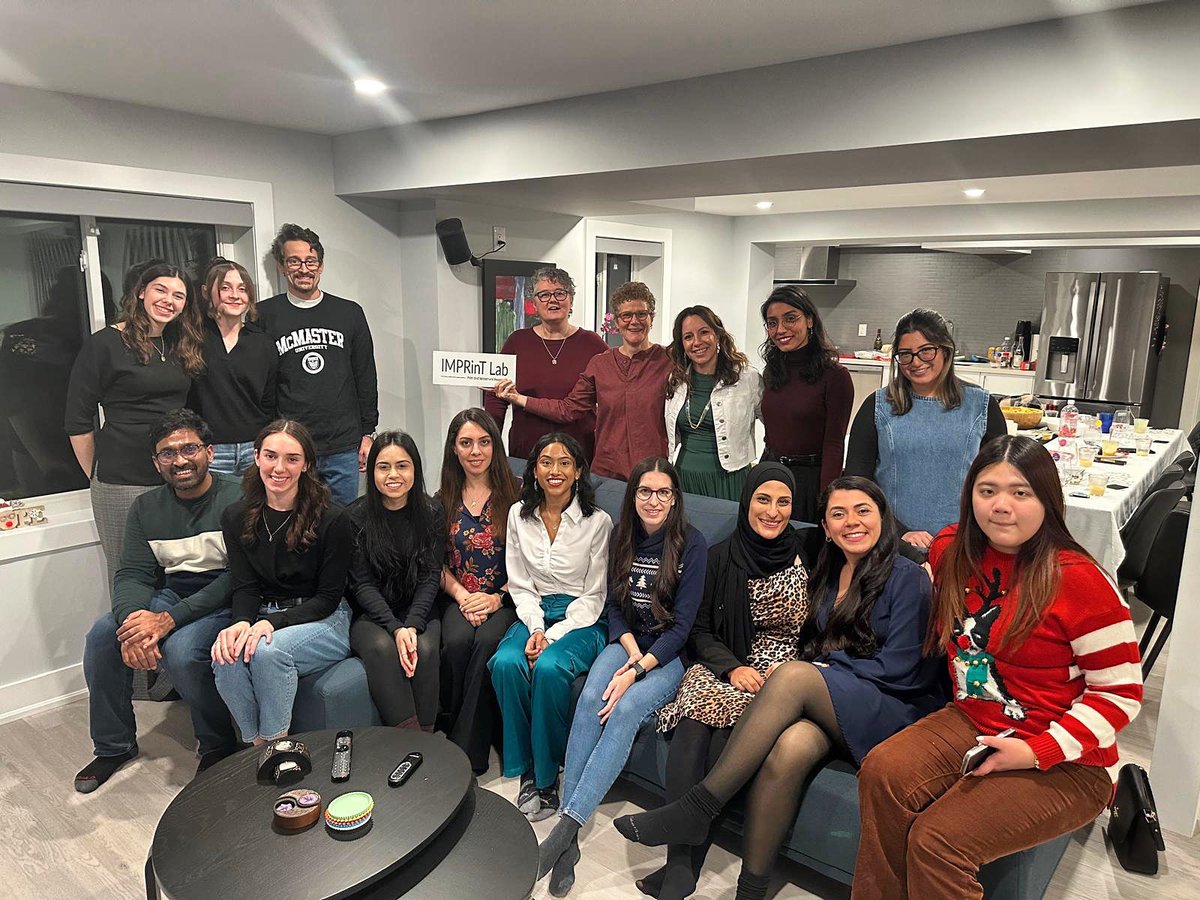 GazziMacedo's tweet photo. Happy Holidays IMPRinT lab! Another year celebrating these amazing talented group of people! https://t.co/XXi7MdsTsN