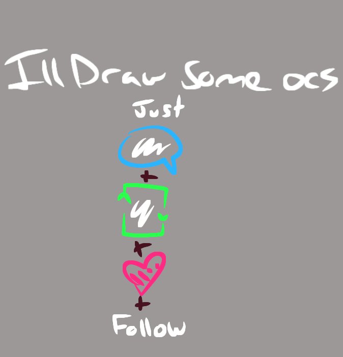 Haven't done this in a long while
All you have to do is:
-like and rt
-follow 
-comment your oc ref 🤑🤑