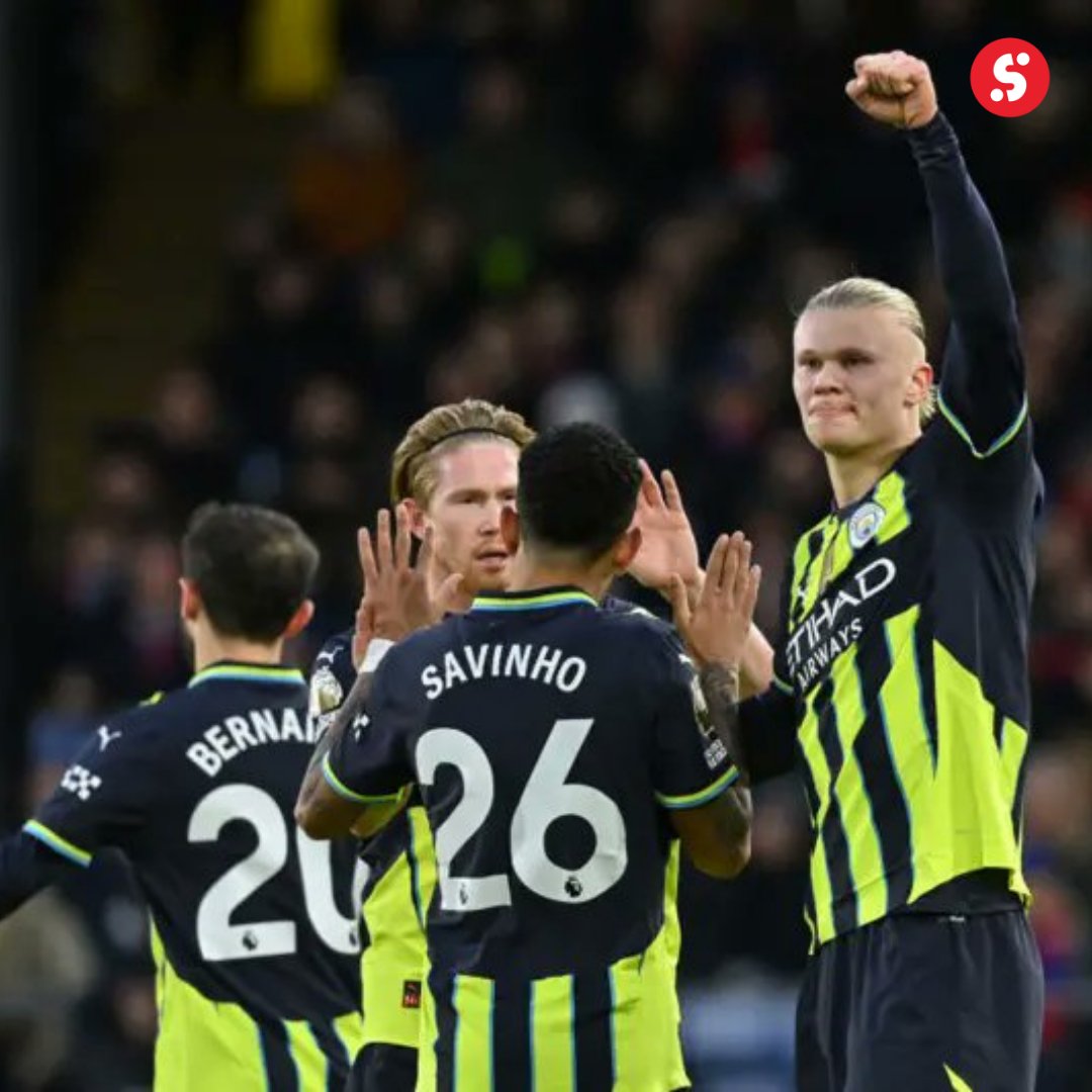 SportyBetNG's tweet photo. โธ๏ธ HALF-TIME: Crystal Palace 1-1 Manchester City
A lively first half at Selhurst Park! Munozโs early strike gave Palace the lead in the 4th minute, but Haaland equalized in the 30th.
Both teams showing plenty of intentโthis oneโs heating up! ๐ฅ
#CrystalPalace #ManCity #PLLive https://t.co/TCMHTjVhfO