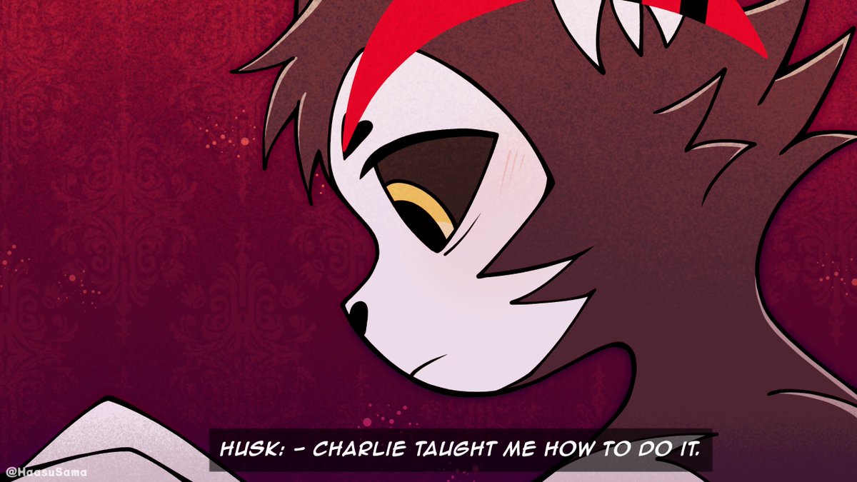 HaasuSama's tweet photo. [1/2]
@poziepie 's latest fanfic "One Night, No Strings" was so good 🥹💖 So I drew one of my favorite parts in the fic 💖

Please check the link below and support the writer!! 👇

#huskerdust https://t.co/eEFEtE6e8B