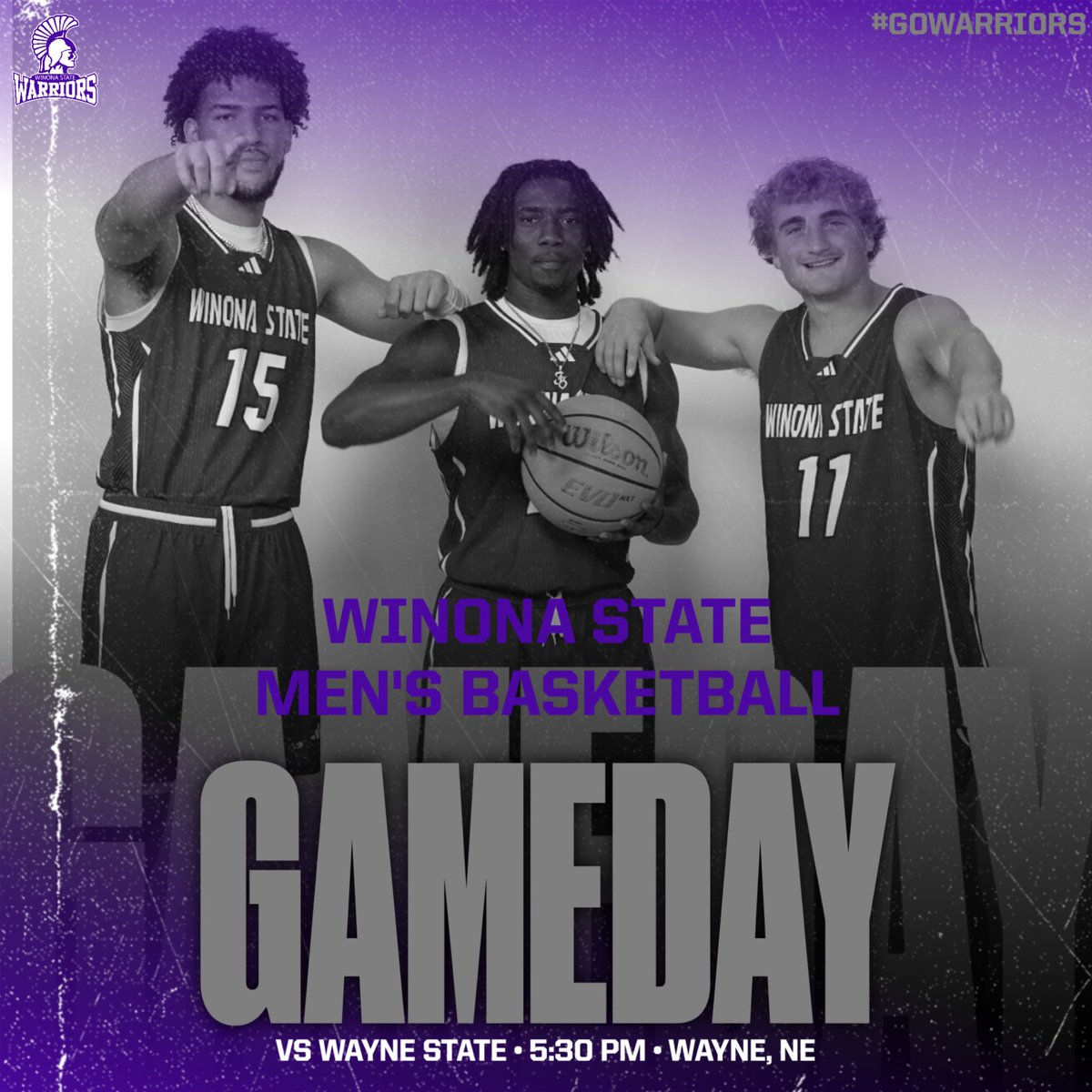 Warriors take on the Wayne State Wildcats tonight at 5:30pm! #gowarriors