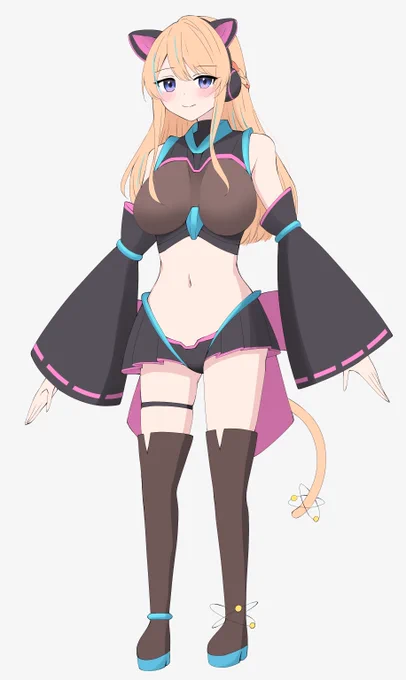 割とサイバーチックな感じとかどうやろそこにちょこっと和とか虎の要素とかを入れてみたりって感じで予想#七星みりり新衣裳予想 